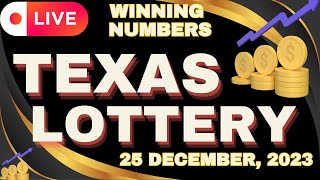 Texas Evening Lottery Draw Results  25 Dec 2023  Pick 3  Daily 4  Lotto  Two Step  Powerball [upl. by Hildagarde]