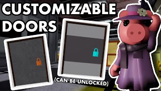 CUSTOMIZABLE DOORS IN PIGGY BUILD MODE 🔨 [upl. by Chafee]