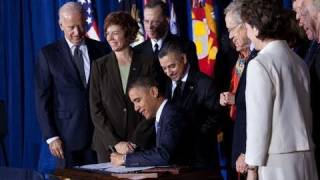 President Obama Signs Repeal of Dont Ask Dont Tell [upl. by Eenalem785]