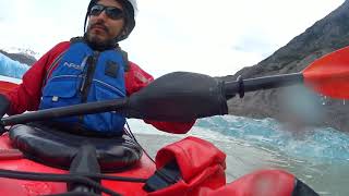 Kayak en Lago Grey Patagonia Torres del Paine Chile marzo 2019 [upl. by Allenod358]