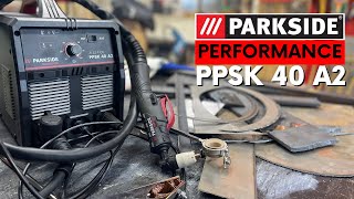 Plazmová řezačka PARKSIDE PERFORMANCE PPSK 40 A2 s integrovaným kompresorem [upl. by Ozne259]