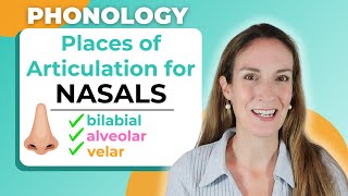 Place of Articulation for NASALS  Consonants in English Phonology [upl. by Amaryllis]