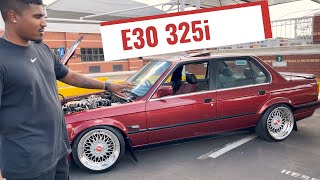 THE SANGOMA  OUR E30 325I PROJECT  FULL RUN DOWN [upl. by Knorring]