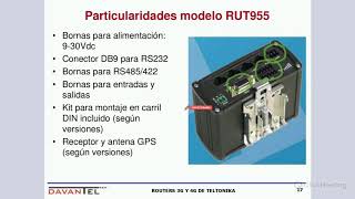 Webinar routers Teltonika  DAVANTEL [upl. by Akir]