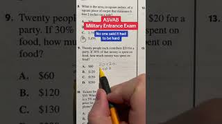 ASVAB Arithmetic Reasoning 9 Question Walk Through [upl. by Issi]