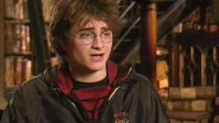 Daniel Radcliffe Harry Potter and the Goblet of Fire Interview on the romance [upl. by Neuburger]