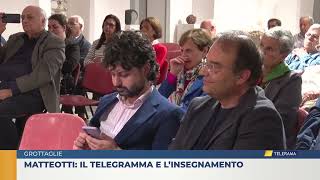 Grottaglie Matteotti Il telegramma e linsegnamento [upl. by Gradey]