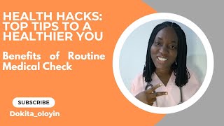 HEALTH HACKS PART 1 BENEFITS OF ROUTINE MEDICAL CHECK healthpromotion uhc healthylifestyle [upl. by Farnsworth]