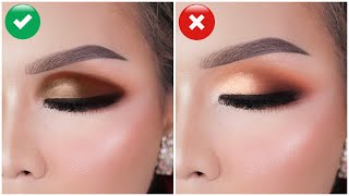 Tutorial Eyeshadow Pengantin Glamor Tapi Simpel UNTUK PEMULA  Glitter Mewah Holikaholika [upl. by Htebiram]