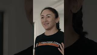 Rapid Fire Questions With MMA Fighter Carla Esparza Shorts [upl. by Balch550]