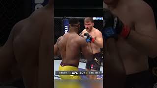 Miocic vs Ngannou 1 A Masterclass in Defense and Tactical Dominance UFC 220 shorts mma ufc [upl. by Attalanta]