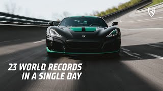 Bending Physics Rimac Nevera Smashes 23 Performance World Records [upl. by Lipman145]