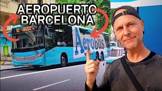 COMO IR DEL CENTRO DE BARCELONA AL AEROPUERTO ✈️ LA MEJOR OPCIÓN [upl. by Ahseekan]