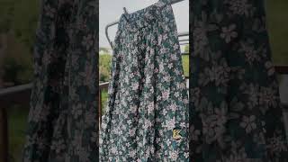 Digital Print Kota Doria Cotton Skirts jaipur kotadoria skirts pinterest cottagecore viral [upl. by Tacye189]