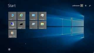 Windows 81 Start screen in Windows 10 RTM [upl. by Draw]