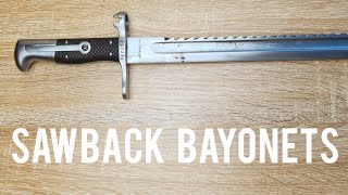 The history of sawback bayonets [upl. by Ydnec933]