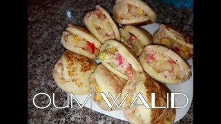 Oum walid  Top recette de Batbout mahchi ام وليد بطبوط محشو [upl. by Mahalia]