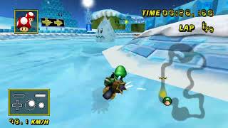 Mario Kart Wii CTGP Classic  GCN Sherbet Land Staff Ghost  128468 [upl. by Irabaj]