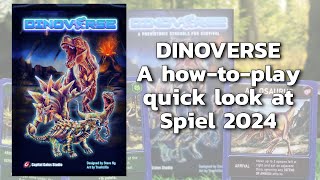 How to play Dinoverse from capitalgainsstudio at Spiel 2024 [upl. by Adnamar343]