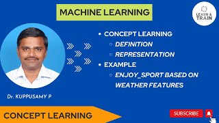 16 Concept Learning in Machine Learning [upl. by Eissat]