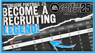 How to Get The Best Recruiting Class in College Football 25 [upl. by Tijnar971]