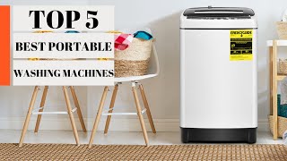 TOP 5 Best Portable Washing Machines 2024 [upl. by Nochur]