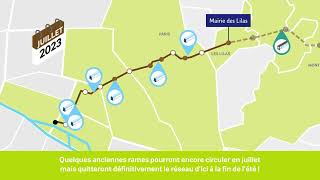 Prolongement Est ligne 11  Découvrez les 6 futures stations et le viaduc aérien [upl. by Yrokcaz310]