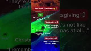 Christmas Transition🎄shorts shortvideo christmas thanksgiving fyp transition [upl. by Obnukotalo390]