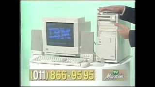 Computador IBM Aptiva Pentium 166Mhz HD 31Gb 16MB RAM Comercial com Emilio Surita TV Mappin 1996 [upl. by Ellmyer694]