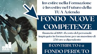 Video Fondo Nuove Competenze [upl. by Nelon]