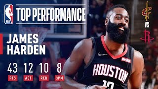 James Harden Records HISTORIC 40Point TripleDouble  January 11 2019 [upl. by Nomahs]