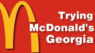 Trying McDonalds in Georgia The Country  McDonald’s World Tour [upl. by Siul964]