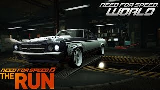 Need For Speed World Cesar DeLeon Chevrolet El Camino SS Purple Edition [upl. by Myo]