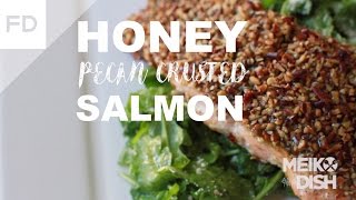 HONEY PECAN CRUSTED SALMON [upl. by Urien664]