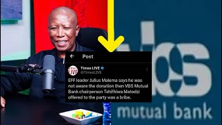 IF what Malema said about the VBS donation is truethen he needs to be vindicatedsee what he said👇🏻 [upl. by Cesya]