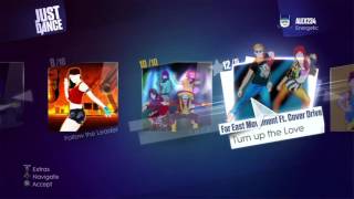 Just Dance 2014 menu with all dlcs PAL [upl. by Dorita]