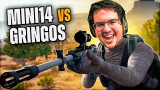 HUMILHANDO OS GRINGOS DE MINI14 EM MIRAMAR  PUBG [upl. by Roswell]