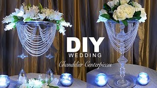 DIY  Wedding Chandelier Centerpiece [upl. by Suoirred]