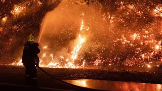 Chile wildfires consume the region amid heat alerts [upl. by Lanahtan953]