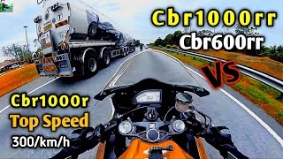 Cbr600rr Vs Cbr1000rr  Cbr1000rr Top Speed  Cbr600rr Top Speed  Cbr600rr  cbr [upl. by Atiuqehc526]