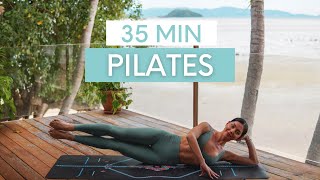 35 MIN PILATES EN CASA  Clase Completa De Pilates Mat Nivel Medio [upl. by Airdnal]