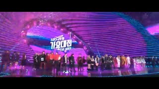 181225 SBS GAYO DAEJUN 2018 BTS EXO TWICE BLACKPINK REDVELVET amp All Artist Ending [upl. by Inohs]