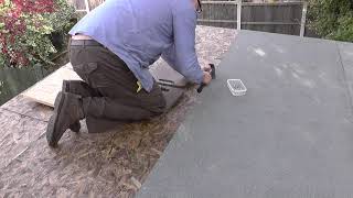 DIY Man Cave  She Shed  Part 11  Felting The Roof [upl. by Ward]