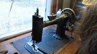 Household Treadle Sewing Machine [upl. by Laehcim]