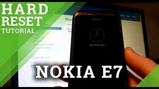 Hard Reset NOKIA E7 Communicator  Phone Restore [upl. by Nairbal93]