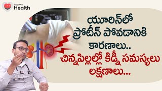 Proteinuria  యూరిన్‌లో ప్రోటీన్ పోవడానికి కారణాలు Dr Satyanarayana Garre  TeluguOne Health [upl. by Bondie]