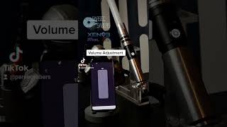 CONTROL YOUR LIGHTSABER FROM YOUR PHONE  The Xeno Lightsaber App Demonstration from Parsec Sabers [upl. by Annavoeg]