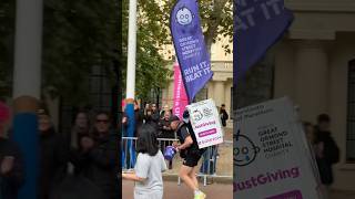 charity halfmarathon marathon london stjamespark runner running motivation shorts video [upl. by Silra684]