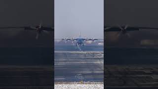 Smokey Antonov An12 Landing and Takeoff at Belgrade Airport antonov aviation planespotting [upl. by Noreht]