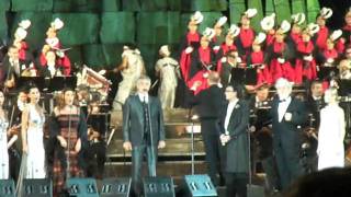 Andrea Bocelli Nessun Dorma Teatro del Silenzio 2011 quotBravo Chinaquot [upl. by Oer]